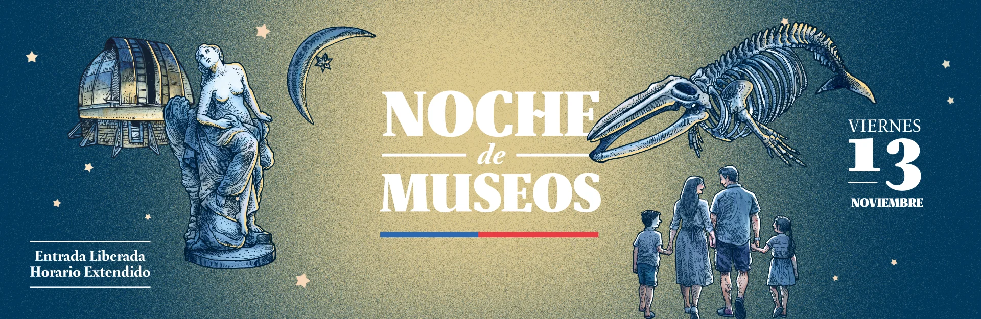 Noche de Museos: viernes 13 de noviembre, entrada liberada y horario extendido