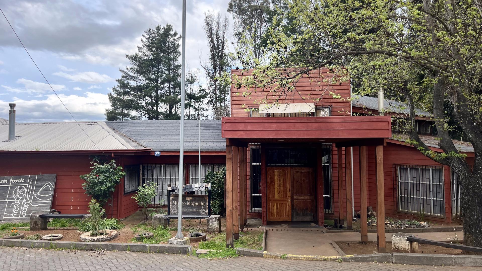 Frontis del Museo Mapuche de Purén