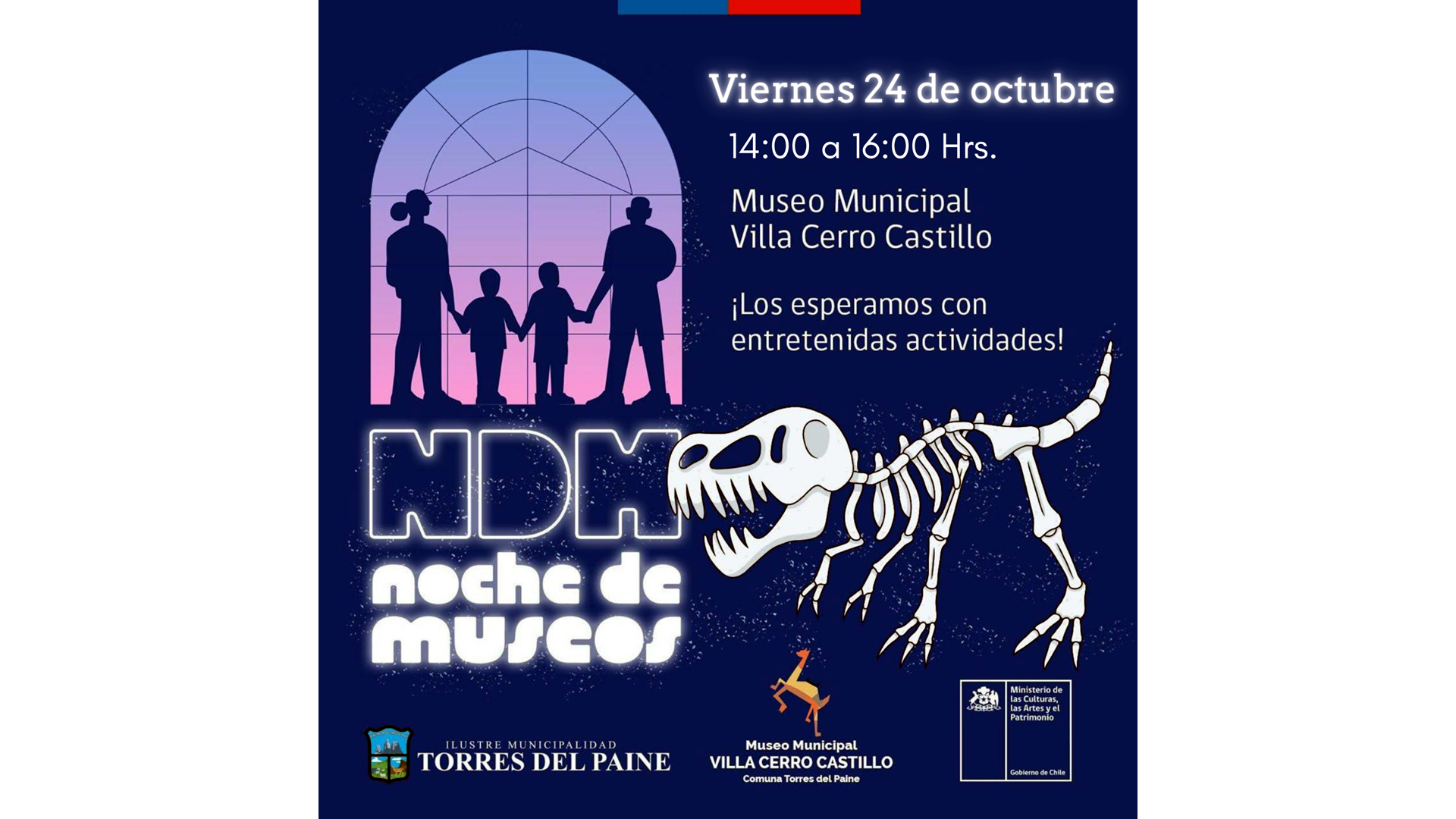 Noche de los Museos en Villa Cerro Castillo