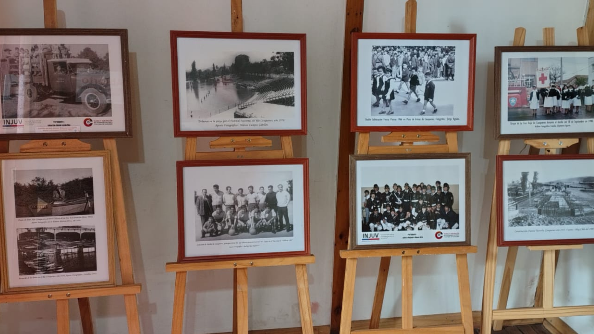 Fotografías exhibidas en Museo Histórico y Cultural de Cauquenes