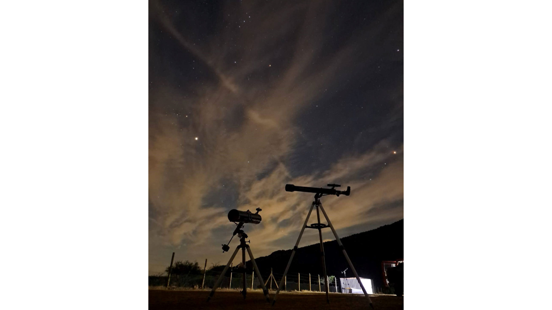 Preparación para observar estrellas y planetas