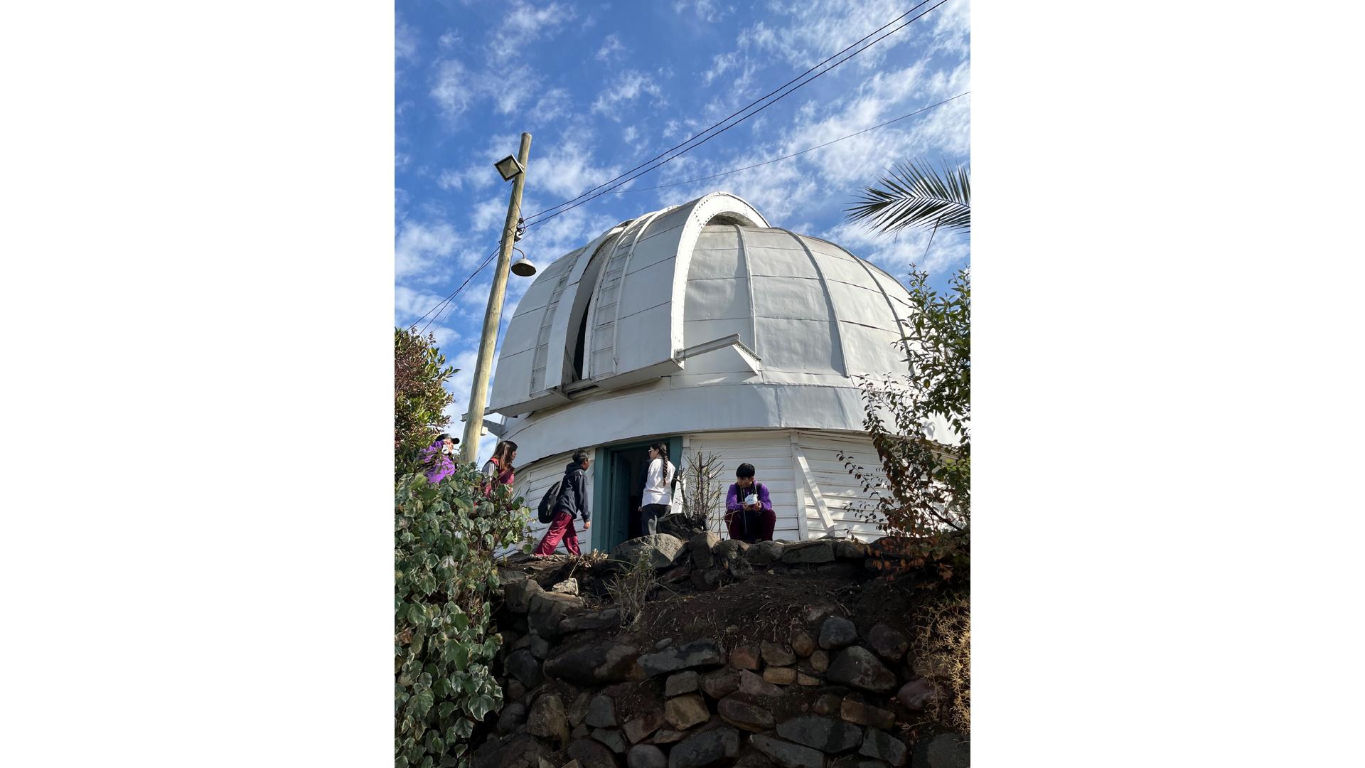 Vista exterior del domo del Observatorio