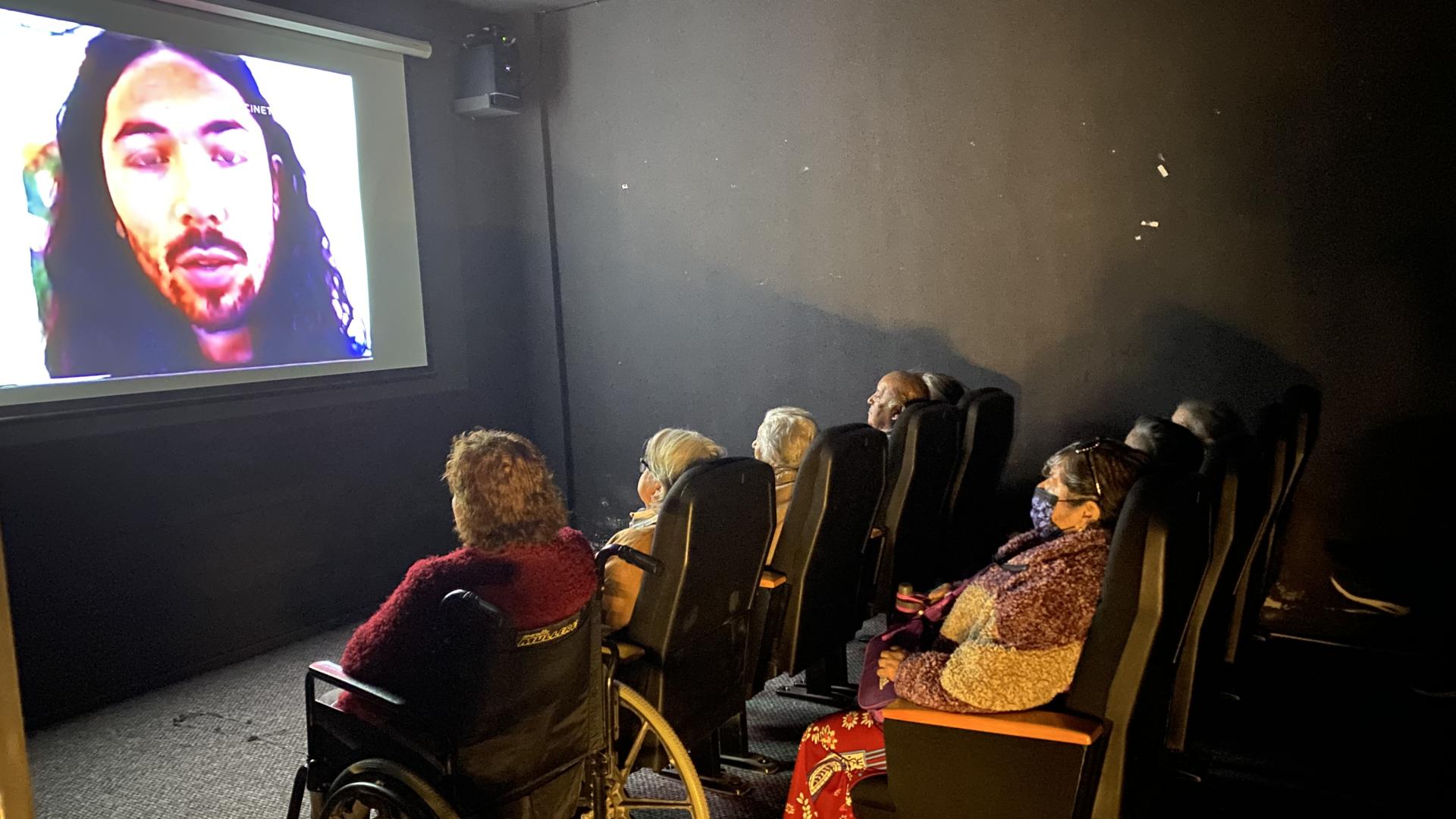 Sala de cine del Museo Interactivo Digital Diego de Almagro