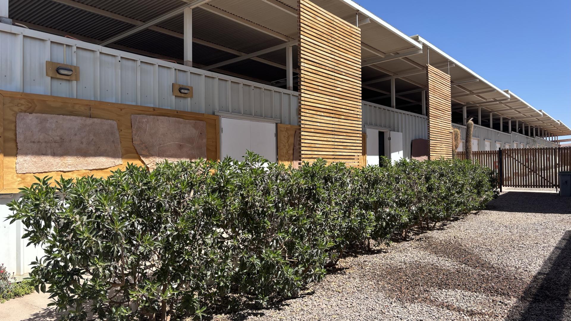 Ingreso a la Sala de exhibición arqueológica 