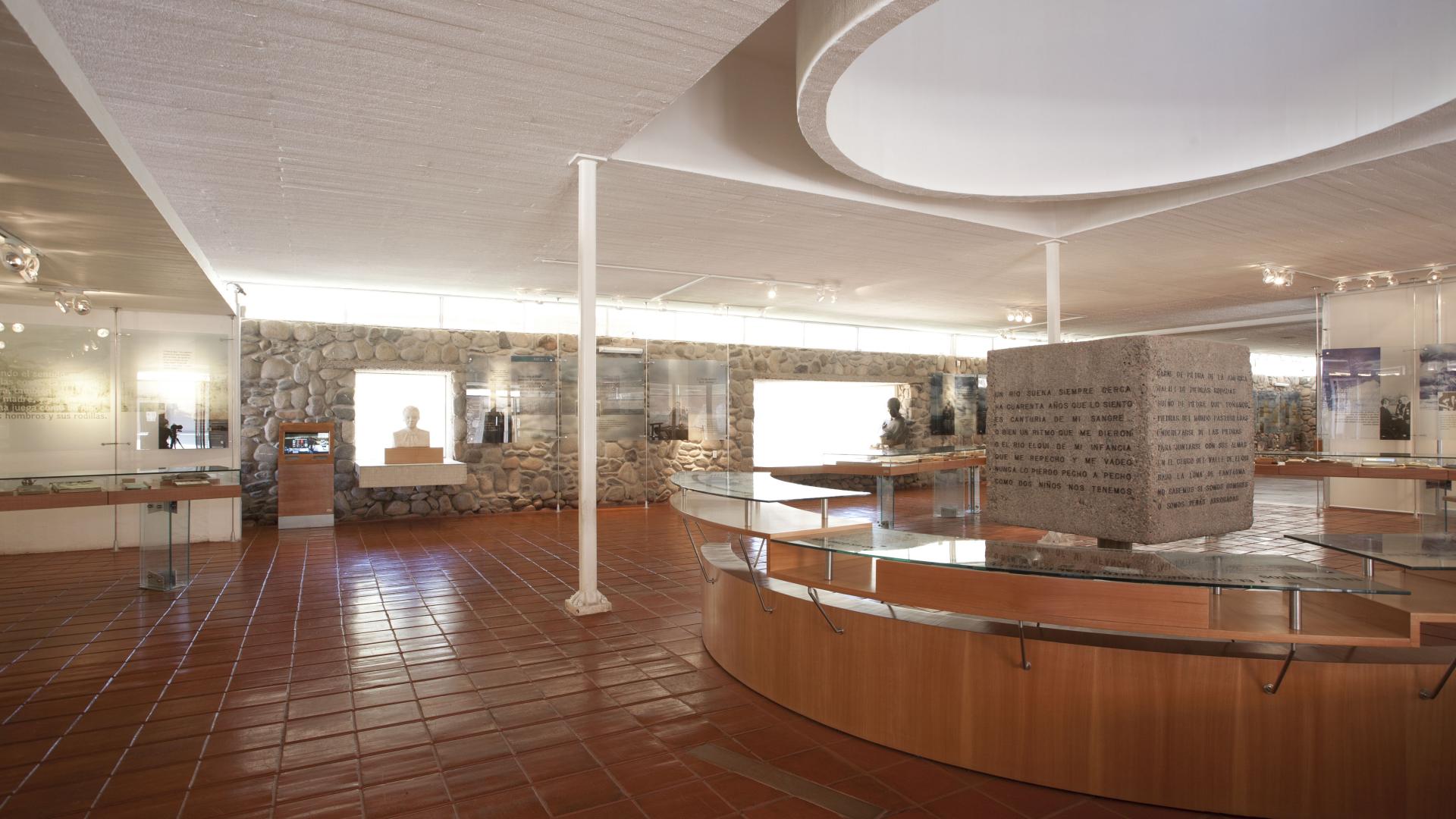 Vista a parte de la sala principal del museo