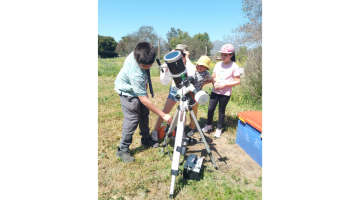 Actividad de observación en sector rural