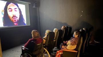 Sala de cine del Museo Interactivo Digital Diego de Almagro