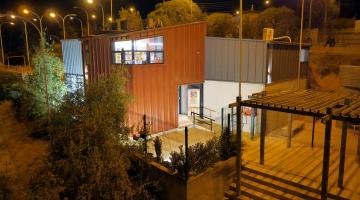 Museo Histórico de Placilla en horario nocturno